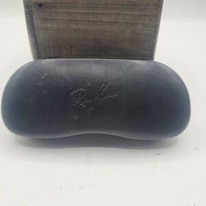 Ray-Ban Authentic Black Hard Clamshell Eyeglasses Case Free Shipping